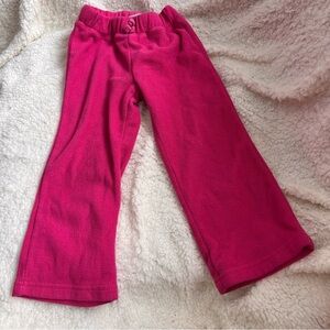 2 for $20 Kids Hot Pink Fleece Pants 3T